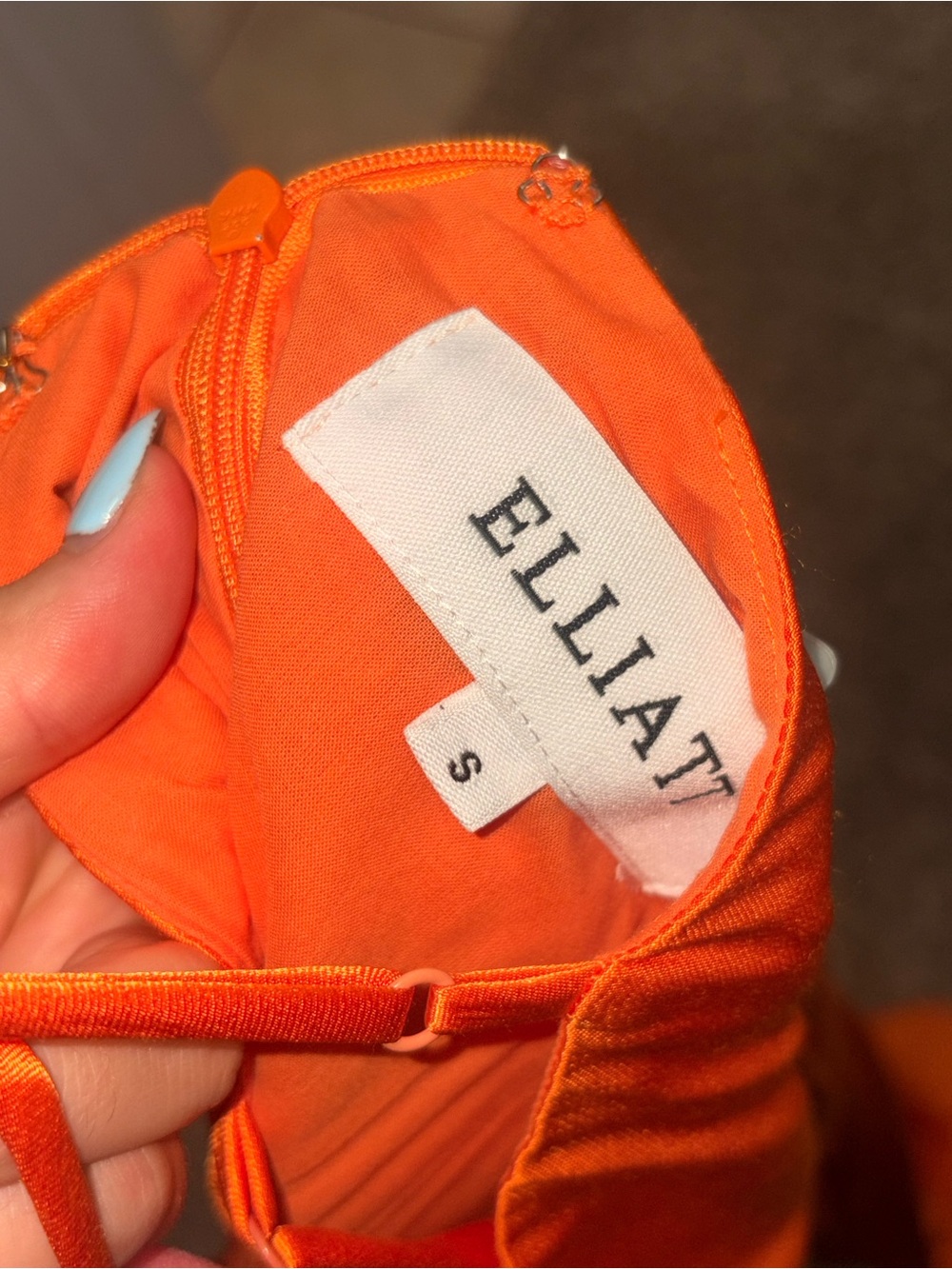 Elliatt Vibrant Orange Strappy Dress